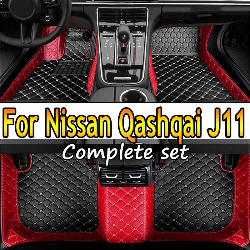 

LHD Car Floor Mats For Nissan Qashqai J11 2022 2021 2020 2019 2018 2017 2016 2015 2014 Carpets Styling Protect Accessories Rugs