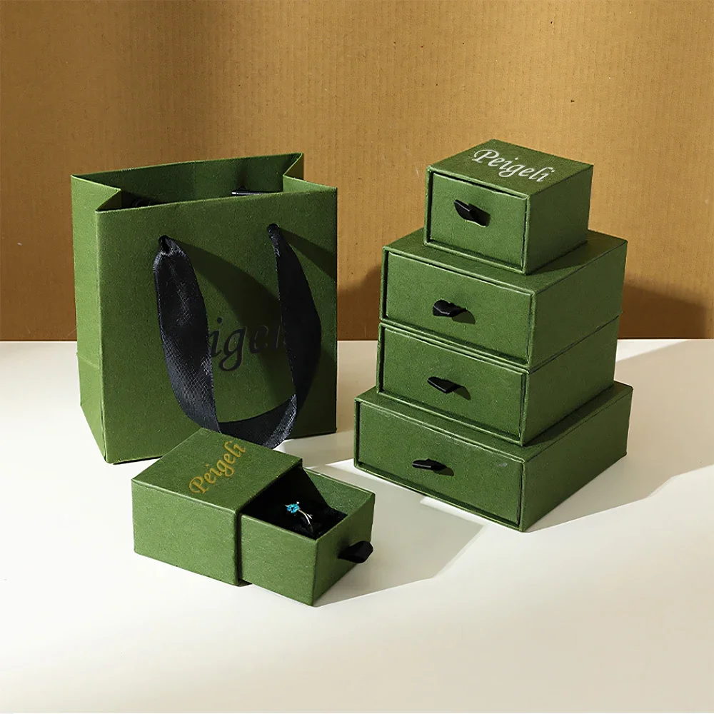 500PCS Custom Jewelry Packaging Bags and Boxes, Fashion Gift Paper Bags with Logo for N... - SKU LCJB0834 - UGI Packaging