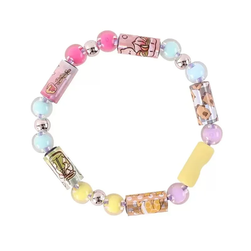 DIY Creative Sticker Bracelet Kit - Bead and Stationery Craft Set