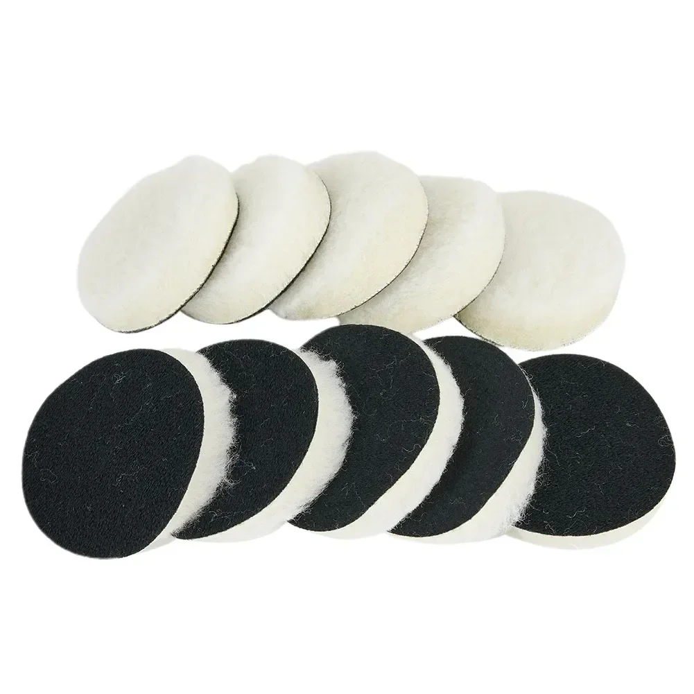 ing Polishing pads Car Polisher Waxing Detailing Cleaning Care Accessory Tool er Set Woolen Pack 10pcs