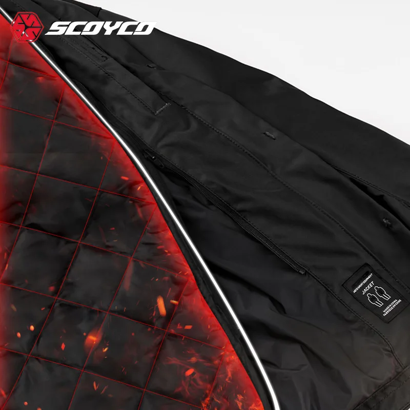 New SCOYCO Motorcycle New Design Warm Jacket Removable Lining All Season CE Riding Suit Commuter Travel Fashion Jacket