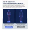 Smart Body Fat Scale for with Handle, 24 Precise Body Biological Analyzer, Digital Bathroom Weighing Bluetooth Scale 5