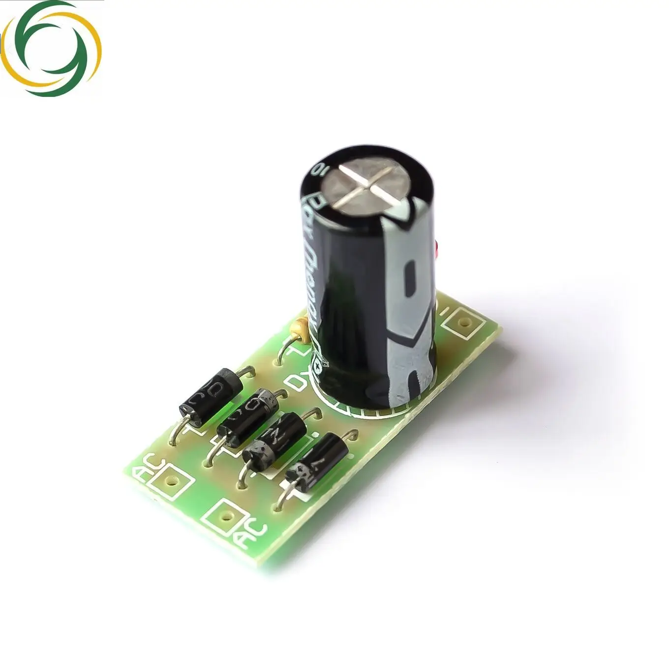 AC-to-DC-power-conversion-module-1N4007-full-bridge-rectifier-filter ...