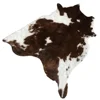 Simulated Cow Pattern Plush Carpet Area Rugs Bedside Keep Warm Print Imitation Home Floor Cushion Decorative 1