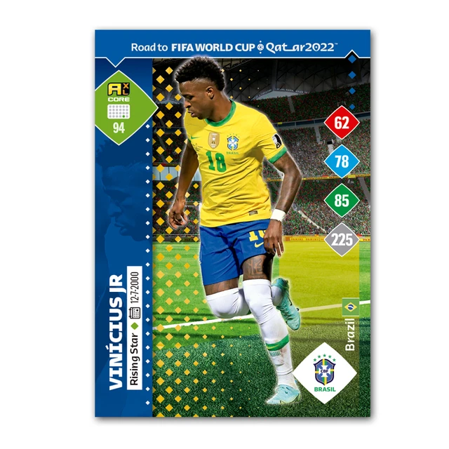 New 2022 Qatar World Cup Panini Football Star Card Box Soccer Star Collection Ronaldo Footballer Limited Fan Cards Box Set