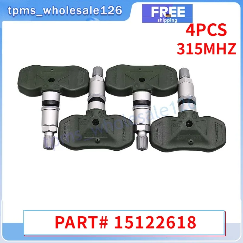 

4X датчик давления в шинах 15122618 20927604 для 2003-2014 Chevrolet Колорадо GMC Каньон 2009-2011 Pontiac Монтана SV6 TPMS 315 МГц