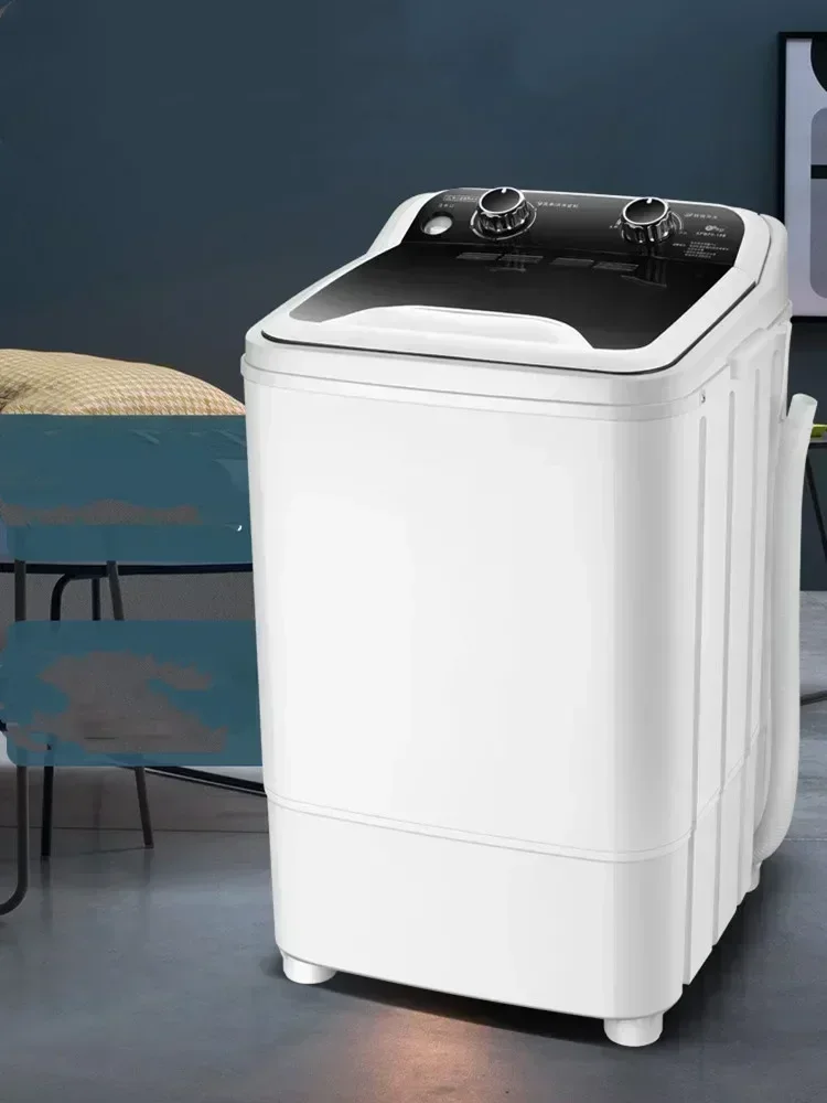 Washing Machine 7KG Single Barrel Semi-automatic Laundry Machine Compact Washing Machines UV Blue Light Clothes Washer 5