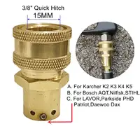Car Wash Gun Adaptor For Karcher LAVOR NILFISK STIHL BOSCH High Pressure Wash Hose To Wash Gun 3/8" Quick Connect 2