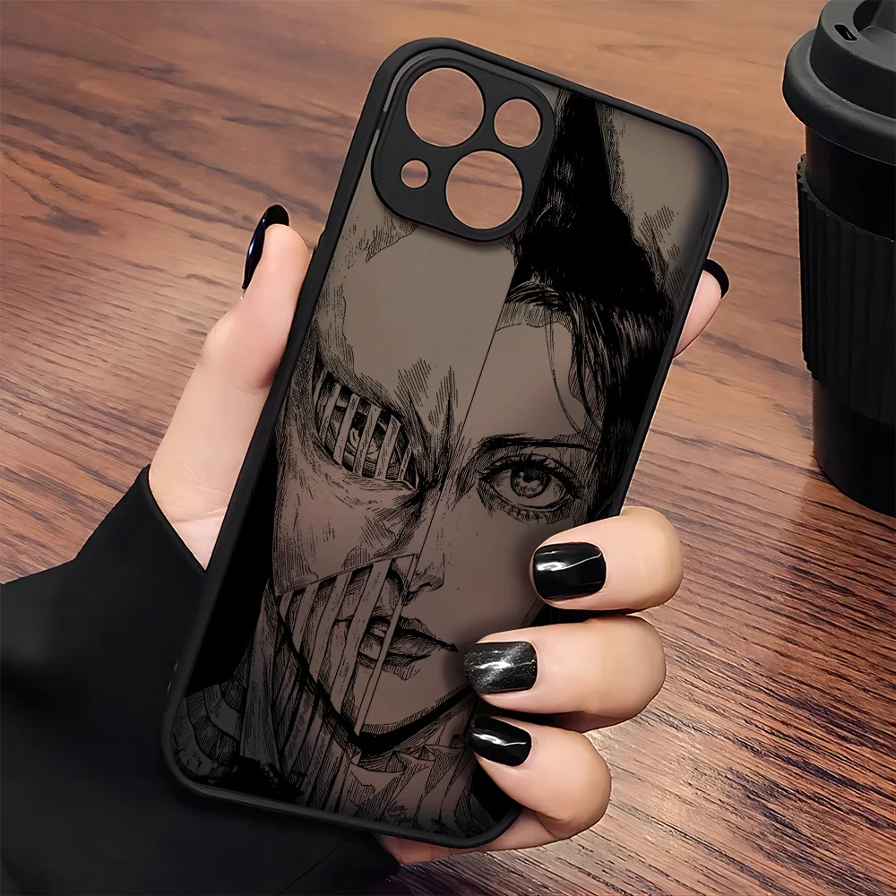 Vibrant Attack On Titan Anime Phone Case - Striking Design