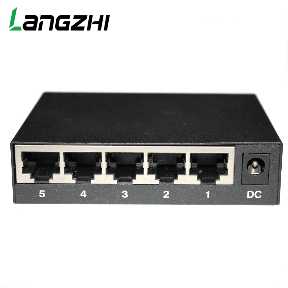 Network Switch Iron Box, 5 Port, 10 Mbps, 100Mbps, RJ45, Industrial Grade, CP, Printer, Camera, TV