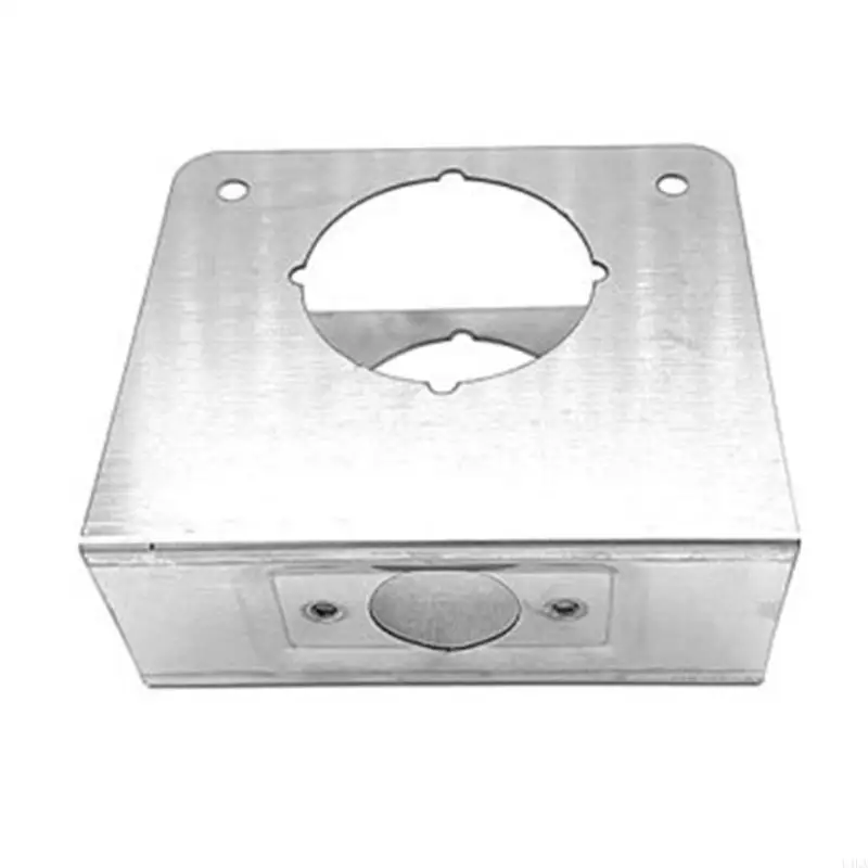 U4LA Practical Sturdy Stainless Steel Door Security Plates Reinforce and Repair 2 1/8Inch Bore Door Easy Installion Designs