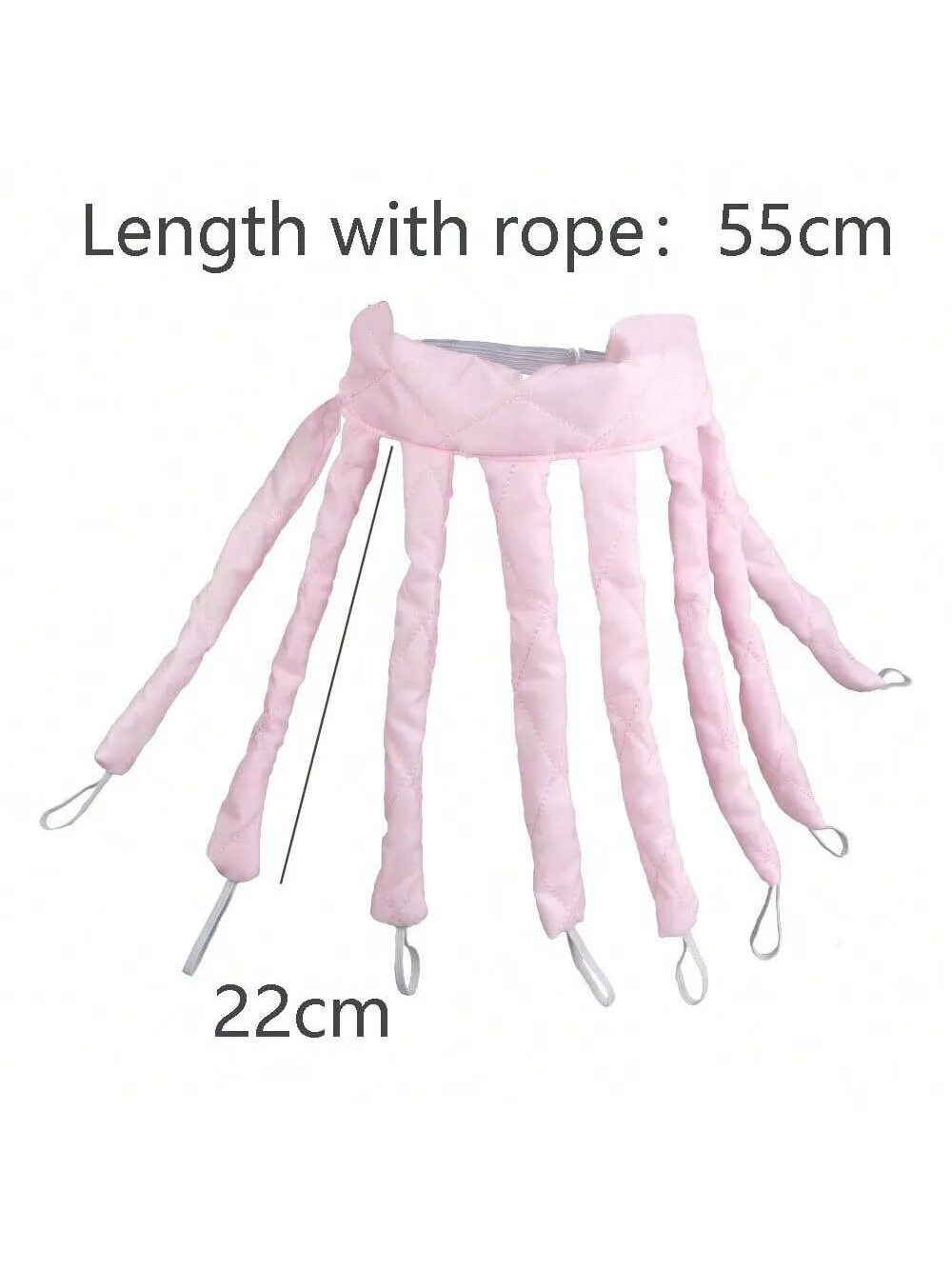 8 Claw Lazy Curler Non-Heating Curling Iron Headband Curling Ribbon Sleep Soft Wavy Hairdressing Accessories Ribbon Styling Tool