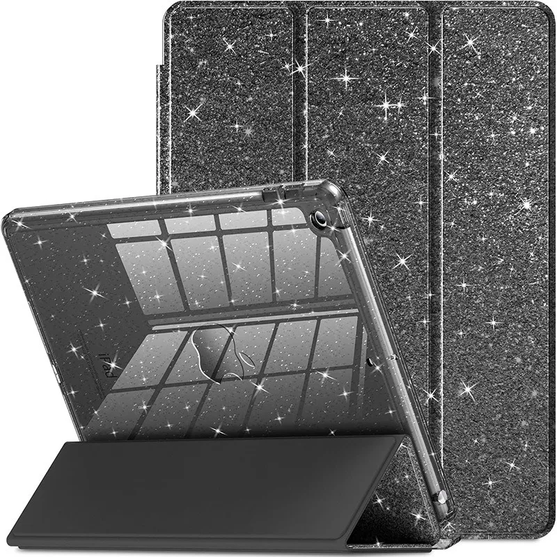 Sparkly Shiny Clear Pencil Holder Case