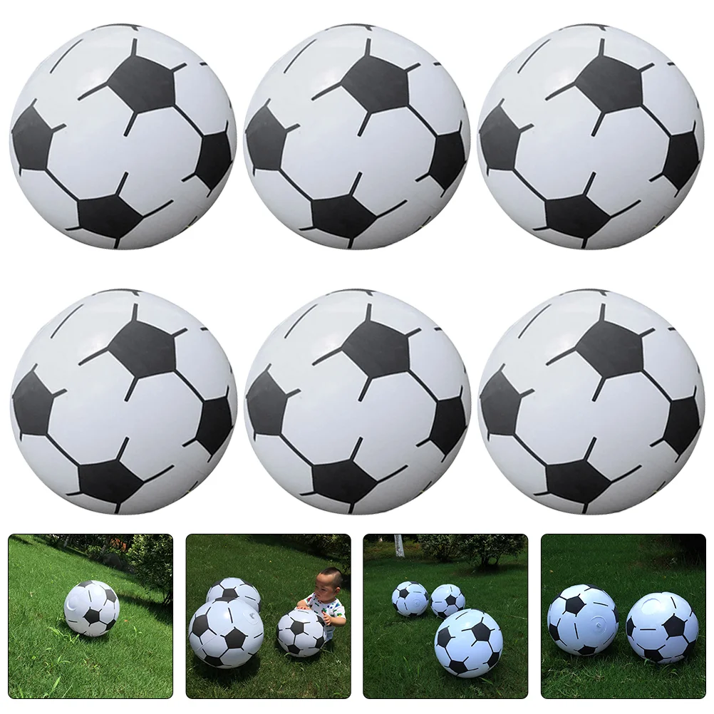 

Beach Ball Toys Football Children’s Inflatable Soccer Balls Sports Blow up Pvc Footballs