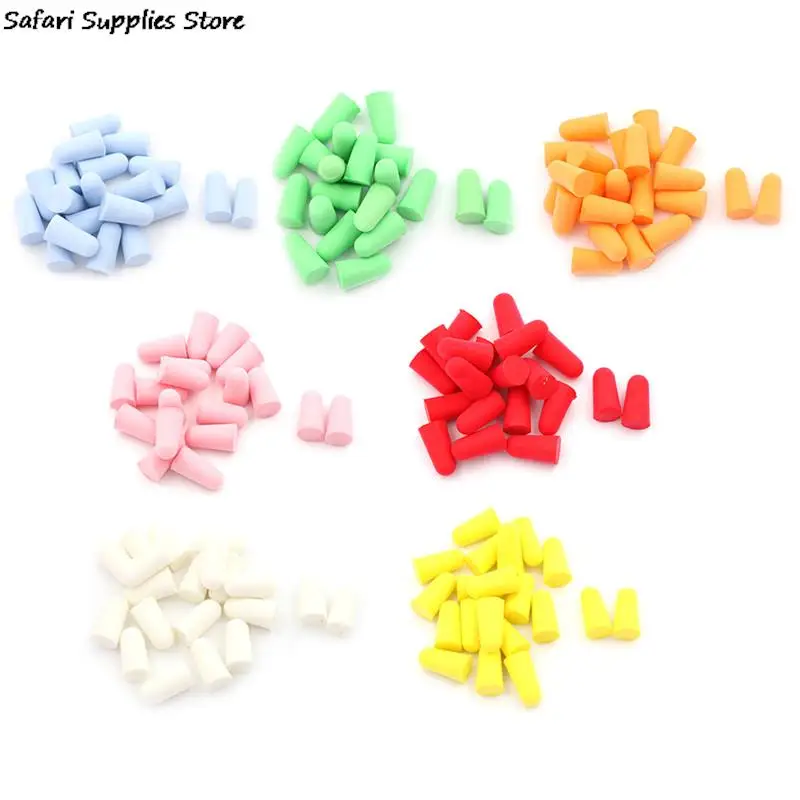 New 10 Pair  PU Foam Ear Plugs Anti Noise Snore Earplugs Comfortable For Study Sleep 6