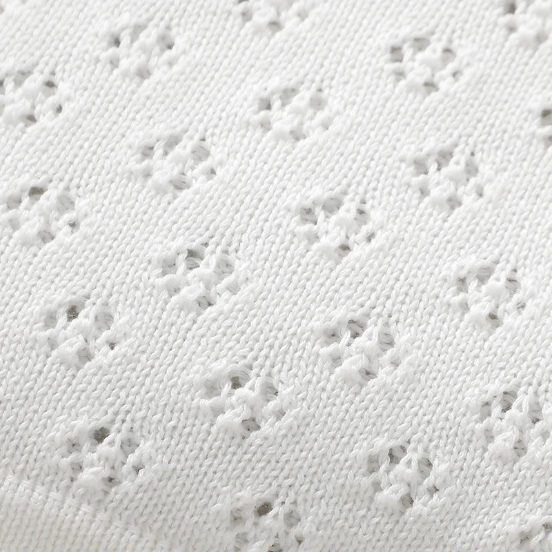 Coperte per Neonati in Cotone 90*70cm, Leggere, per Bambini e Bambine, Avvolgenti per Passeggino, Traspiranti, Copertine per Neonati - immagine 5