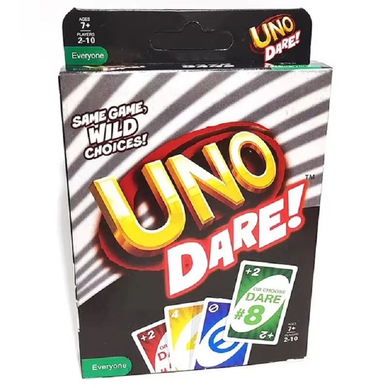 ONE FLIP! Board Games UNO Card Game uno No mercy Super Mario Christmas Card Table Game Playing for Adults Kid Birthday Gift Toy 4