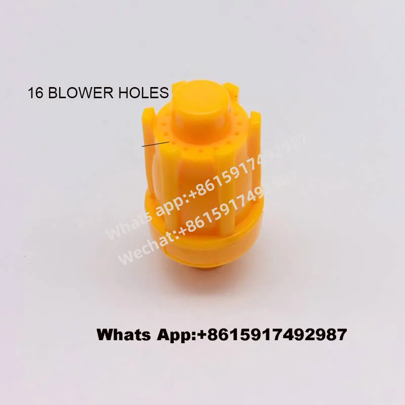 

(20 шт.) Ударопрочный ABS 1/4 "BSPT 16 отверстий круглый дующий ветер струйный распылитель сопло сжатого воздуха нож сопло для сушки
