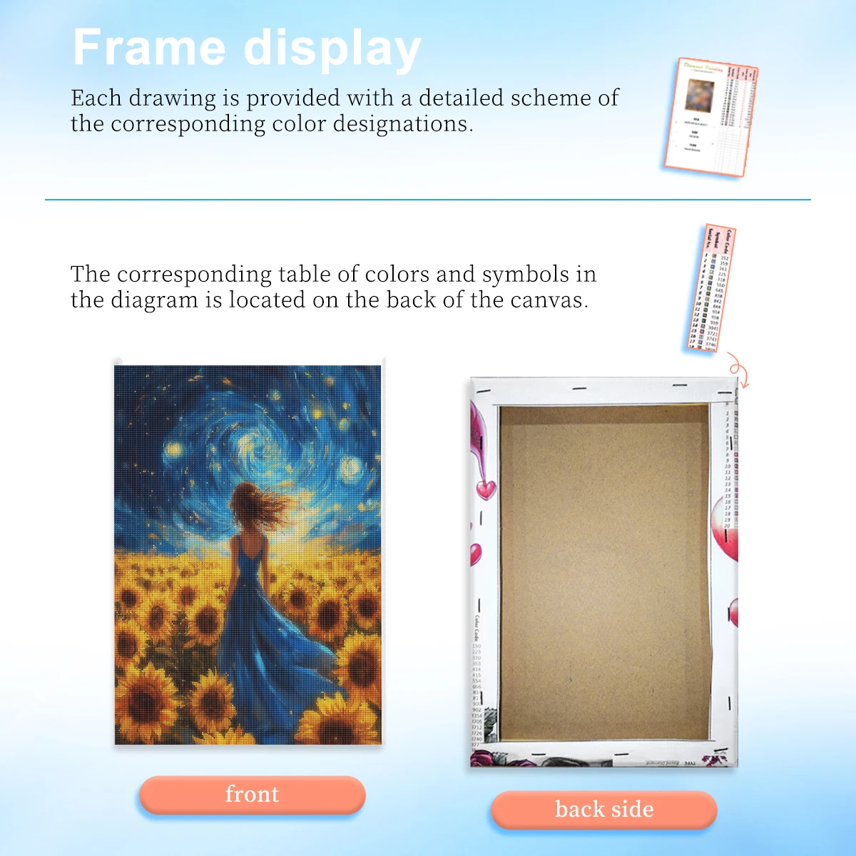 루오포티 소녀와 해바라기 5D 다이아몬드 페인팅 키트 성인용 벽 장식 DIY 공예 꽃 풀 라운드 다이아몬드 아트 키트 거실용