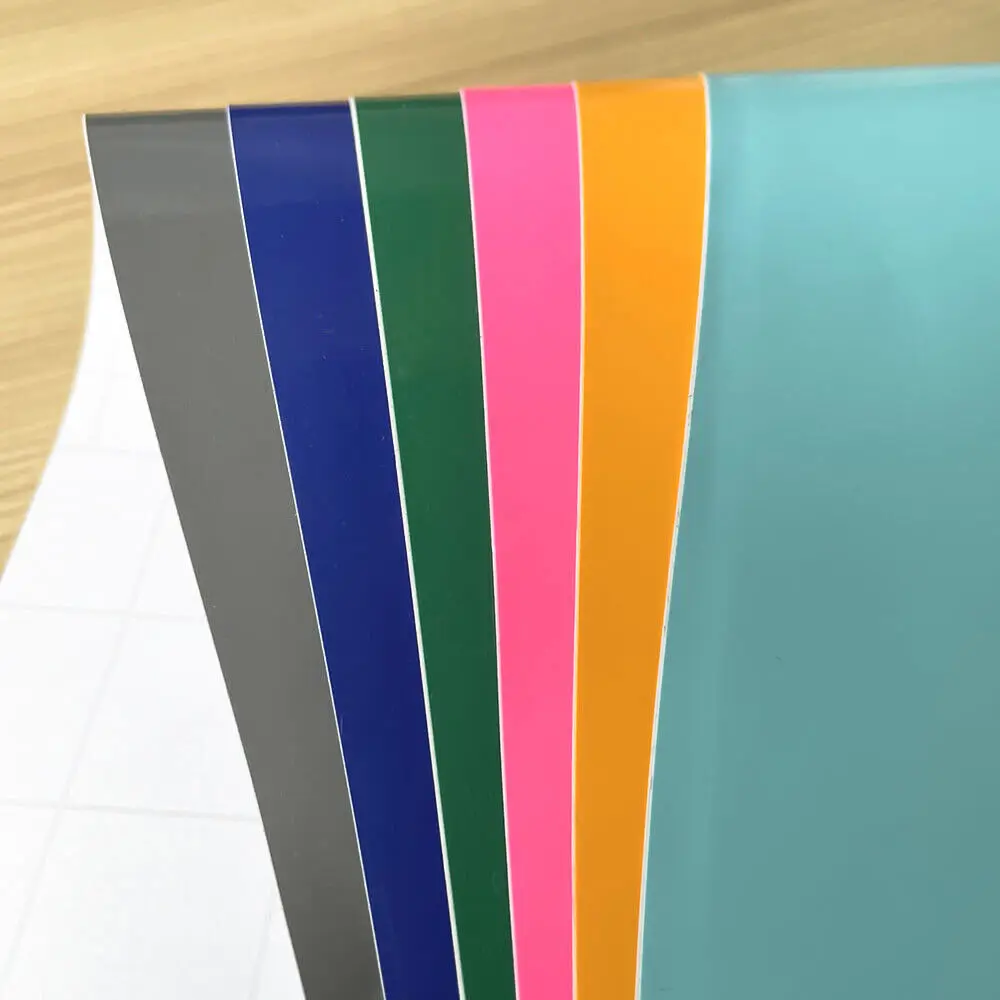 

6 Pack 12"X10" 6 Colors Removable Adhesive Craft Vinyl Sheets for Cut Craft DIY Cup Glass Phone Case Decor EASY TO CUT & WEED