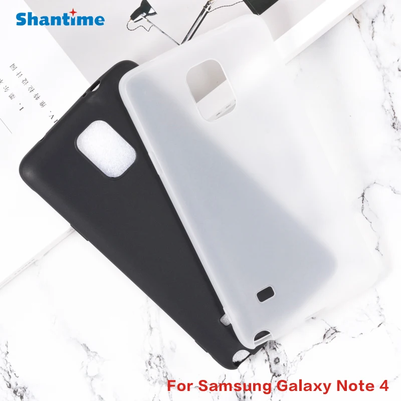 Per Samsung Galaxy Note 4 Del Gel Pudding Silicone Del Telefono Di Protezione Posteriore Shell Per Samsung Galaxy Note 4 Caso Molle Di Tpu