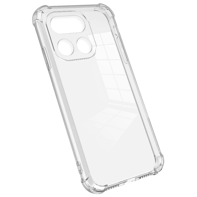Shockproof Transparent Silicone Back Cover Case - Durable Protective Coque s