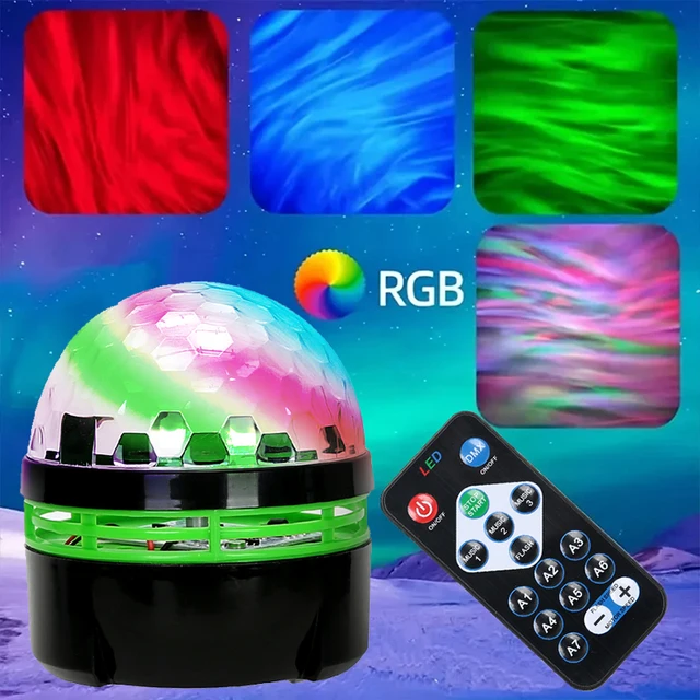 LED 워터 패턴 별이 빛나는 하늘 야간 조명