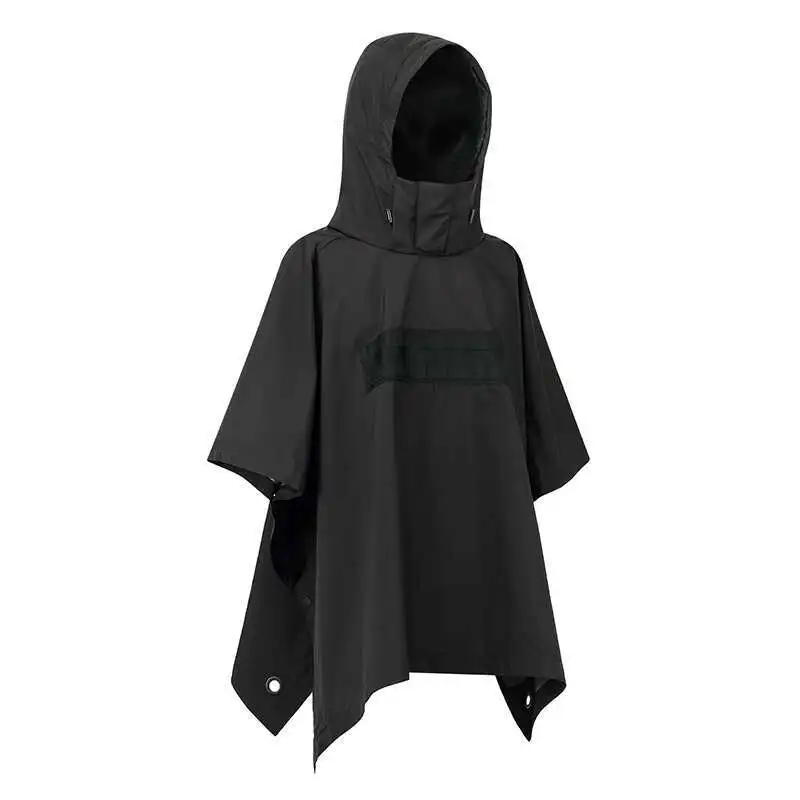 HKSH Autumn Winter New Men's Tide Dark Punk Ninja Style Windbreaker Black Coat Waterproof Jacket Streetwear Gothic Tops HK2002