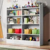Bookshelf, Cube Toy Storage Organizer, Toddler Bookcase Storage Cabinet for Playroom, Bedroom, Kids Room, Living Room, Nursery 4