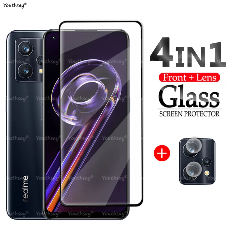 

For Realme 9 Pro Glass Realme 9 Pro Plus 9i 8 Pro 8i 8s 7 Pro Tempered Glass Screen Protector Camera Lens Film Realme 9 Glass