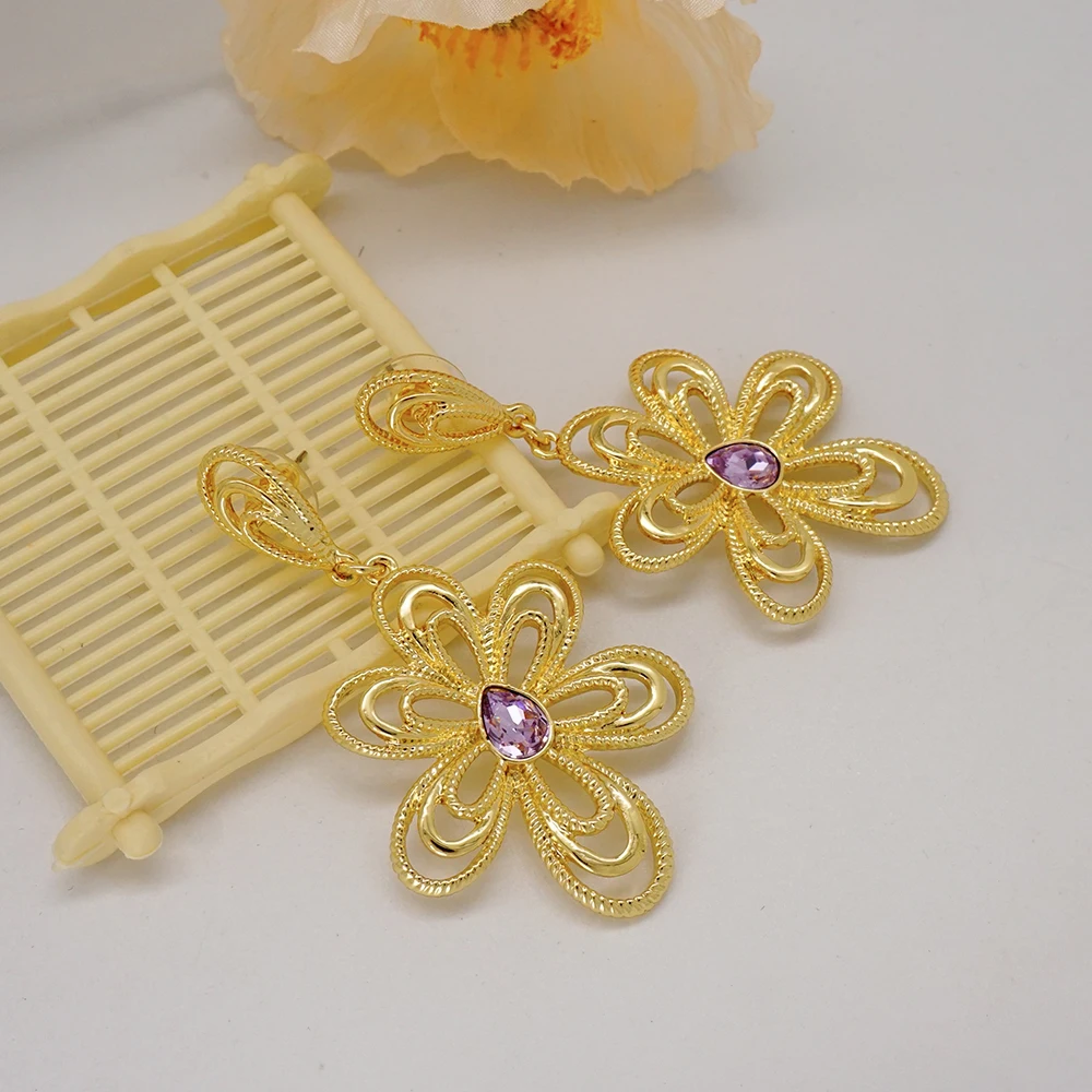 Buy Gold Plated Traditional Simple Gold Earrings Designs for Daily Use