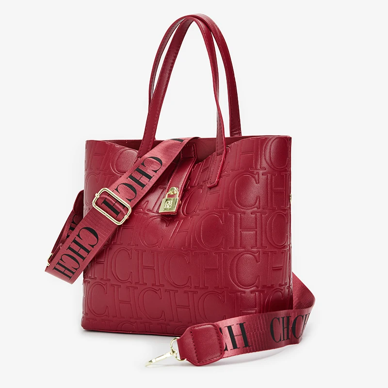 حقيبة كتف كلاسيكية ذات سعة كبيرة من العلامة التجار...