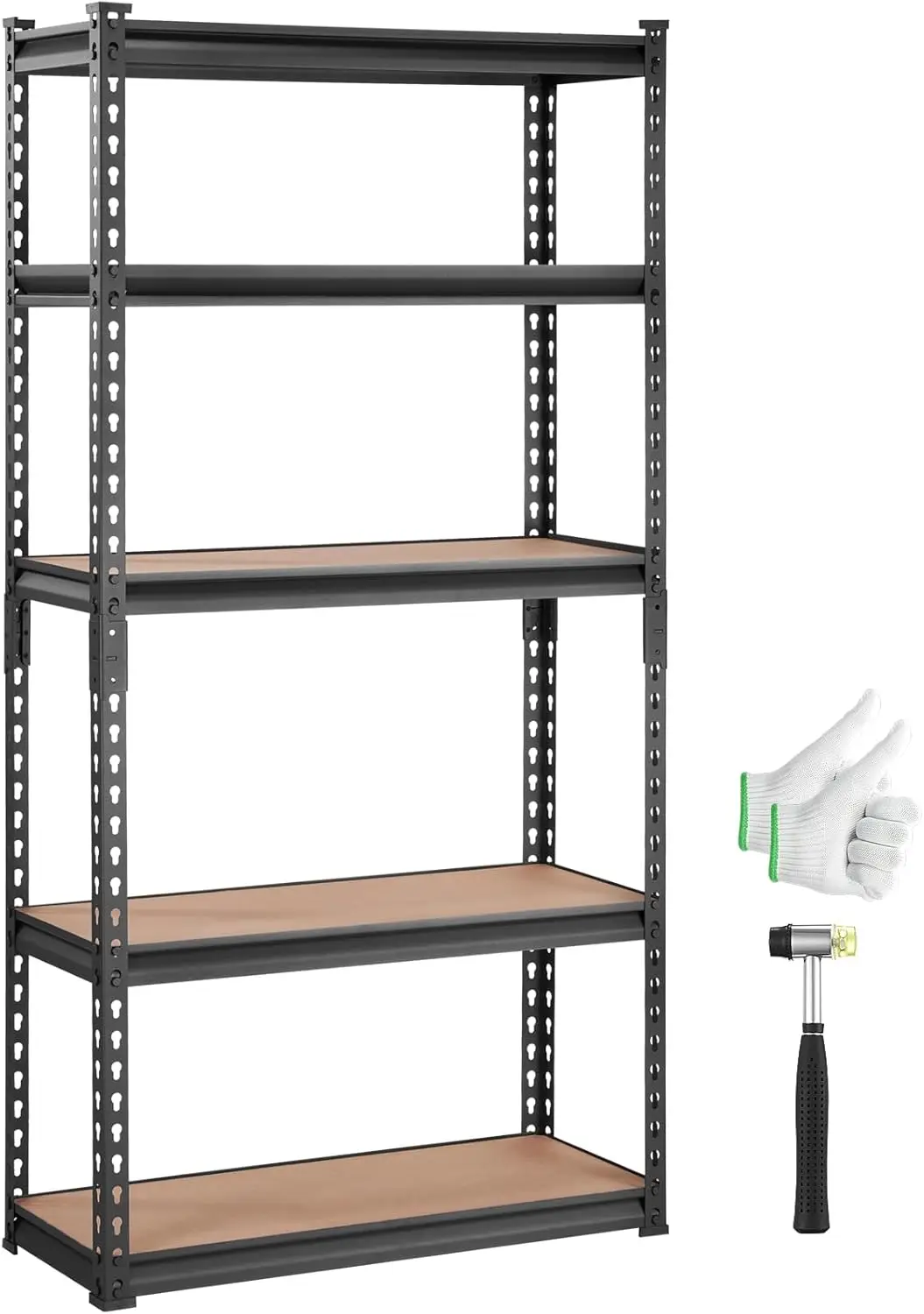 Storage Shelving Unit,Heavy Duty Garage Shelves Metal Organizer Utility Rack,  Kitchen Pantry Basement Bathroom Laundry 2