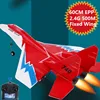 Mig 740 2.4G Remote Control EPP Fixed Wing RC Plane 60cm Large 500M Distance Anti-Collision Silicone Head RC Glider Airplane Toy 1