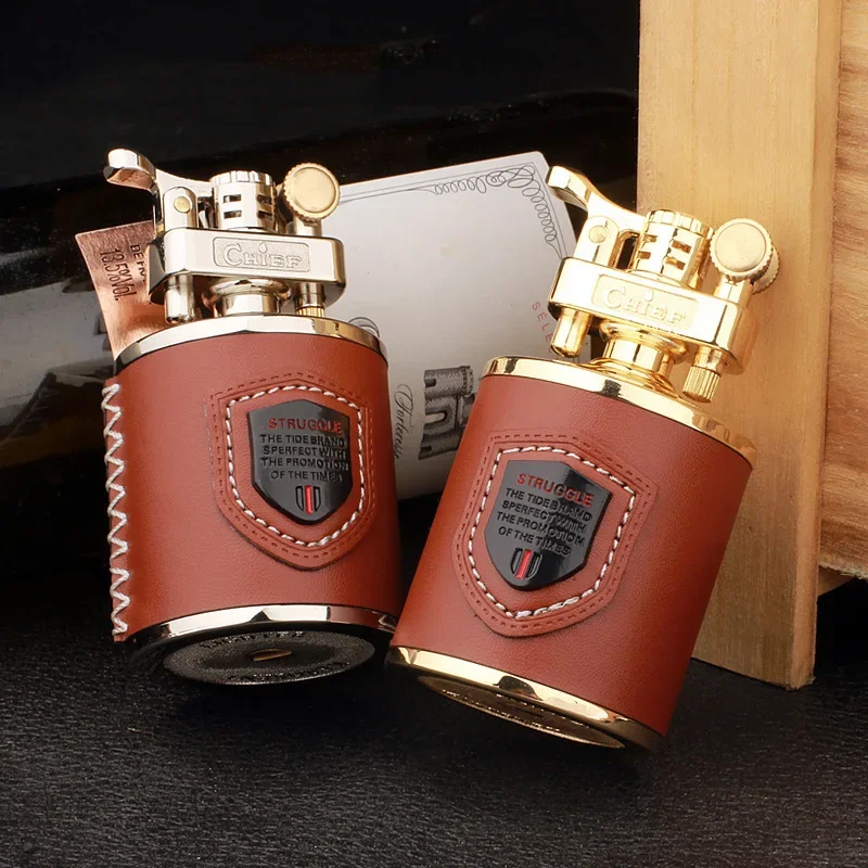 Xiangyun Feilong special-shaped sticker packaging box retro crafts creative desktop kerosene lighter