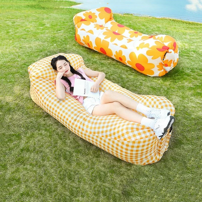 Outdoor Lazy Non Inflatable Sofa Folding Portable Air Cushion Bed