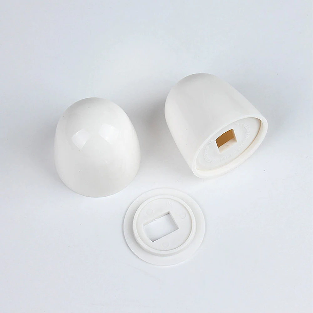 Description Picture 6 of item2 pairs Plastic Stinkpot Bolt Cover Toilet Anchor Screw Cap For Home Bathroom Fixture Toilet Parts 3.50X3.50X2.00cm