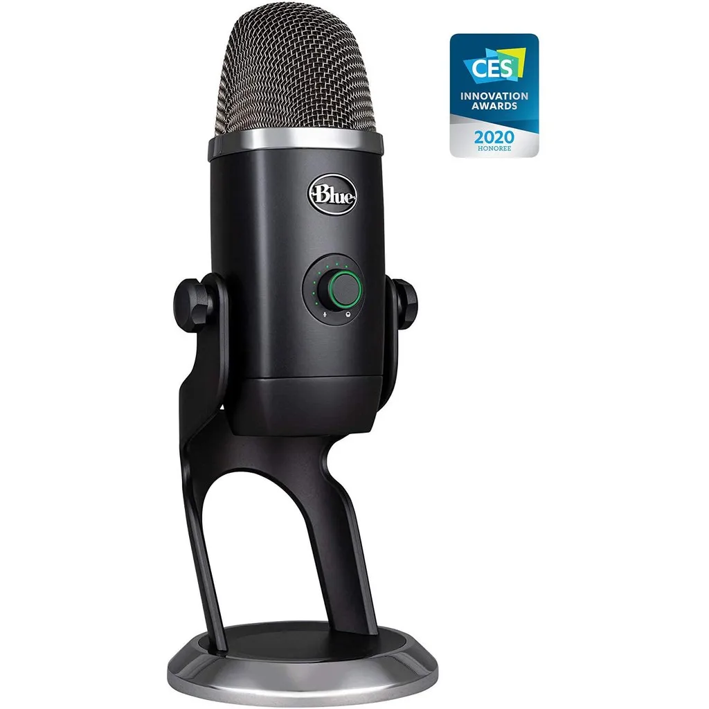 Logitech Blue Yeti USB Microphone Simple Packages for Recording and Streaming 4 Pick up Mode For PC and Mac Live Microphones 