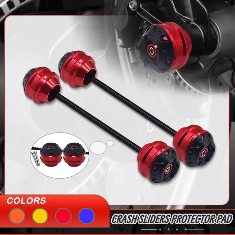 

Motorcycle Front Wheel Axle Fork Crash Slider Protector Pad For DUCATI HYPERMOTARD 796 821/SP 950/SP 939/SP 1100/S 2007-2024