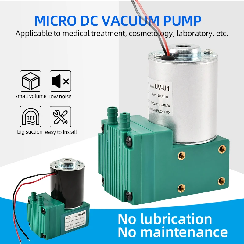 DC Vacuum Pump Diaphragm Pump Small Straight Way UV-U1 Large Suction