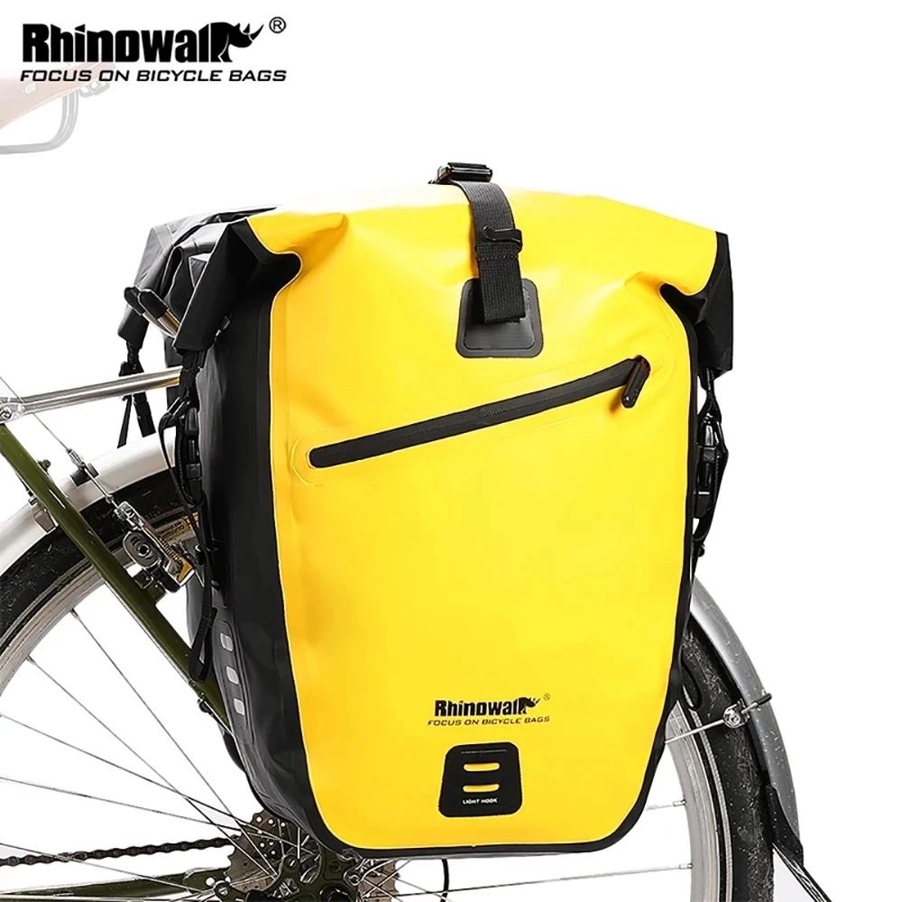 Rhinowalk Waterdichte Fietstas 27L Reizen Fietsen Mand Bicycle Rear