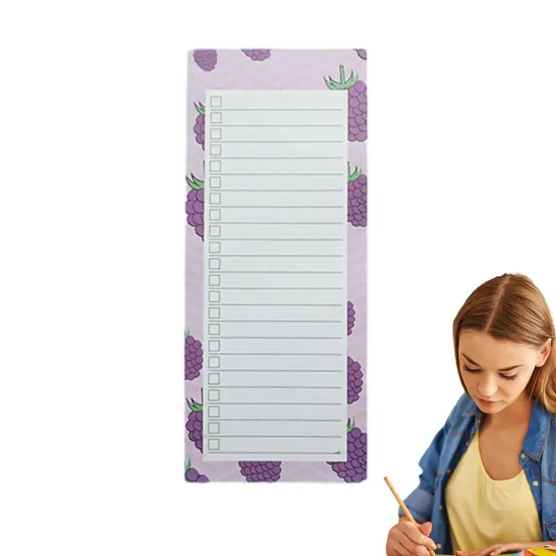 

Magnetic Shopping List Pad Tear-Off Shopping List Notepads Multi-Purpose Thick Paper Memo Notepad For Filing Cabinet Locker Meal