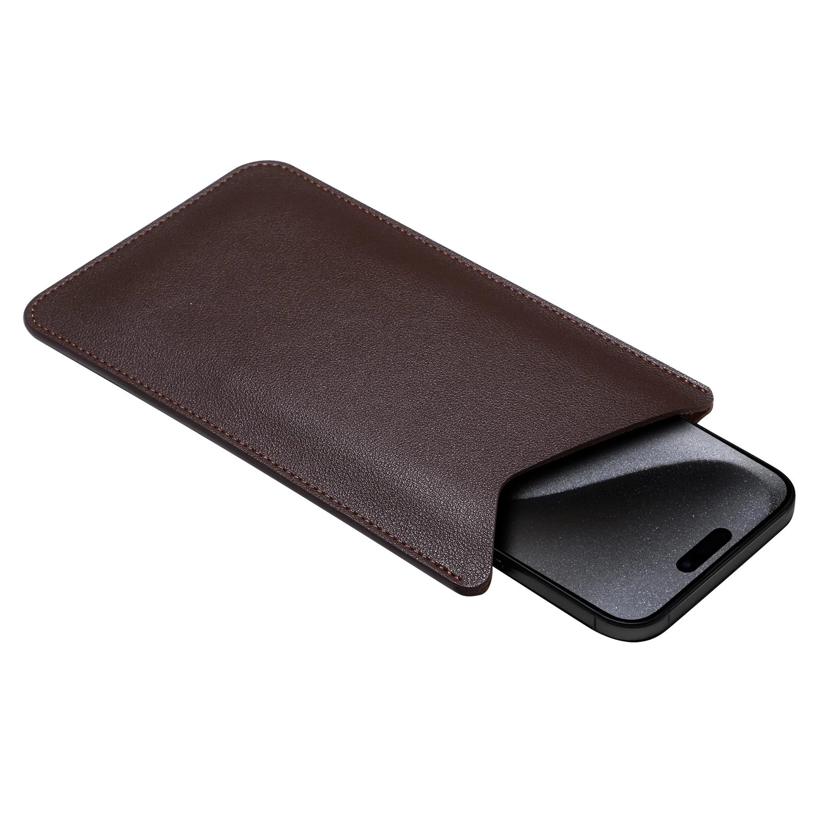 Leather Protective Phone Case Handbag - Universal Fit Pouch