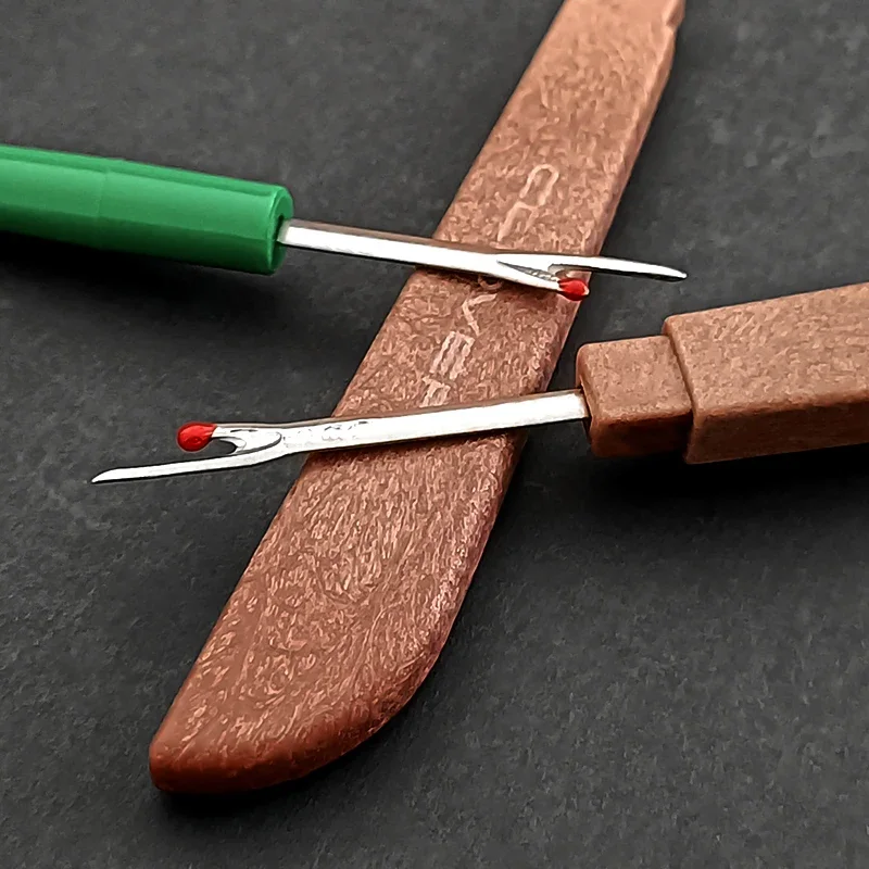 스틸 스레드 커터 플라스틱 핸들 솔기 리퍼 스티치 제거 나이프 바늘 아트 재봉 도구, DIY 재봉 액세서리, 1 개, 4 개