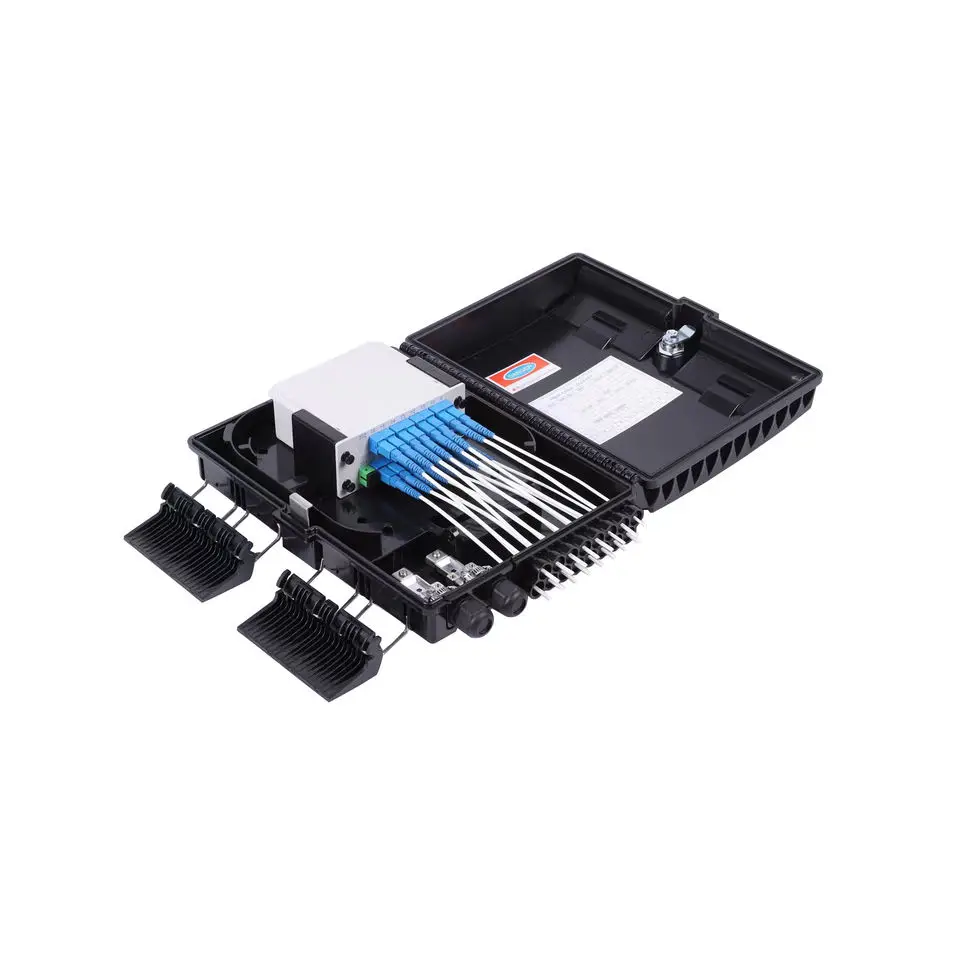FTTH 16 Core Waterproof Cable Fiber Optic Distributio Box outdoor 16port IP65 ANATEL fiber optic splice box