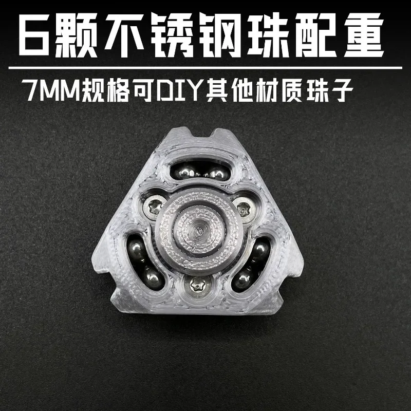 Stress Relief Toy Fidget EDC Rotor Fidget Spinner Depression Black Technology Trendy Toy Advanced 3D Printing Holiday Gift