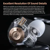 KZ EDX PRO X Dynamic Drive Earphone HIFI Bass Earbud DJ Sport Music Cancelling Headsets - Image 5