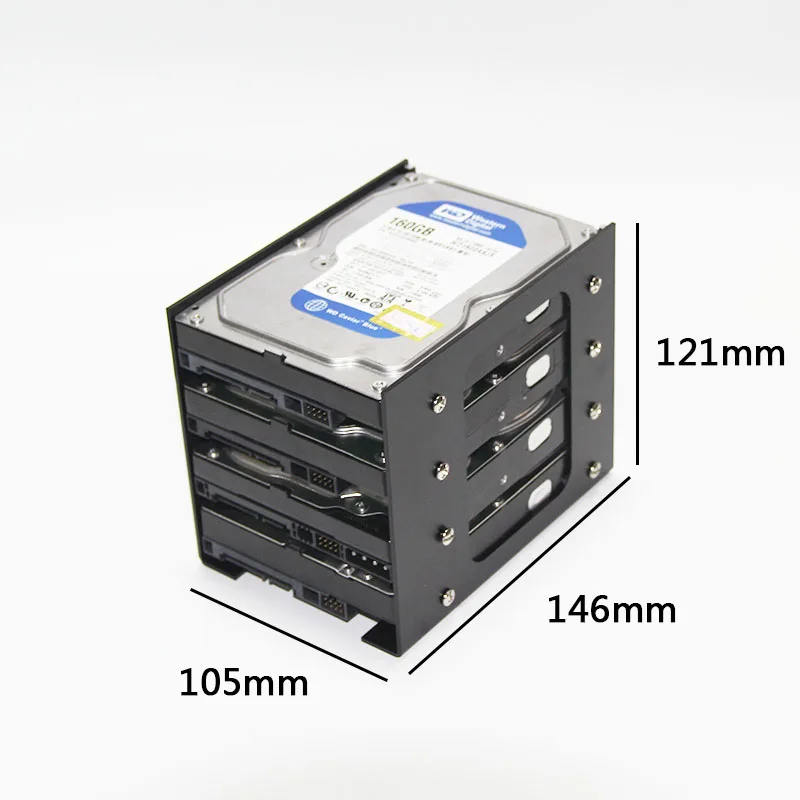 polegadas hdd disco rígido mecânico sobreposto suporte de liga de alumínio