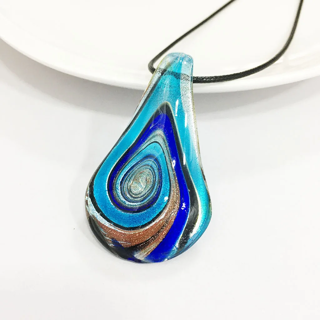 Pendentif Verre De Murano Rouge Authentique - Bijou Venise