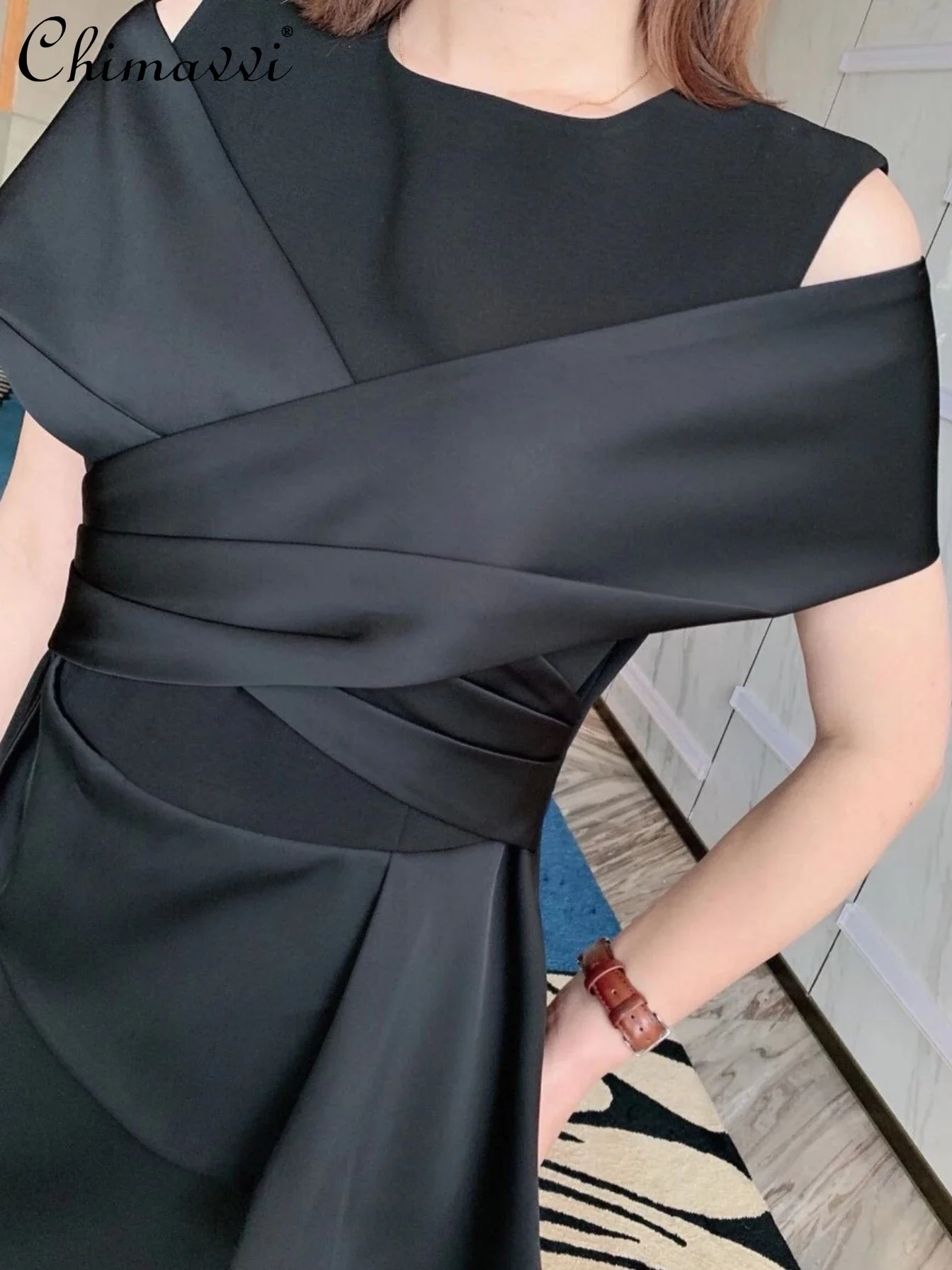 halter mini dress hoco Black Sequins Halter Lace-Up Sheath Homecoming Dress Black / US 10